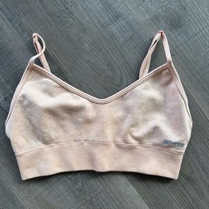 BO + TEE - Seamless Sports Bra in Peach